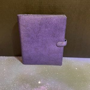 Finsbury Filofax A5 size - Electric Blue/Purple